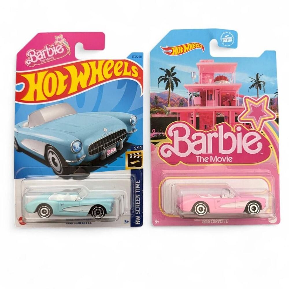 Limited Edition Hot Wheels Barbie Movie Cars